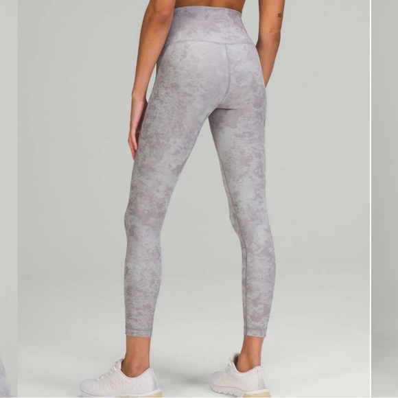 Lululemon Wunder Train High-Rise Tight 25" Tactile Jacquard Lunar Rock - Picture 2 of 8